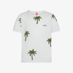 Sale T-shirt in jersey di cotone bianco Bambino T-Shirts|Beachwear Bimbo