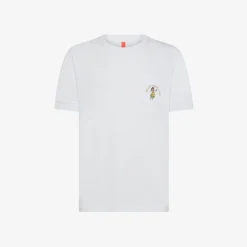 Online T-shirt in jersey di cotone bianco Uomo T-Shirts|Beachwear Uomo