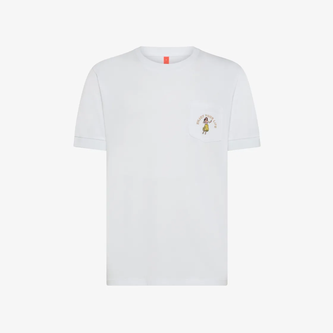 Online T-shirt in jersey di cotone bianco Uomo T-Shirts|Beachwear Uomo