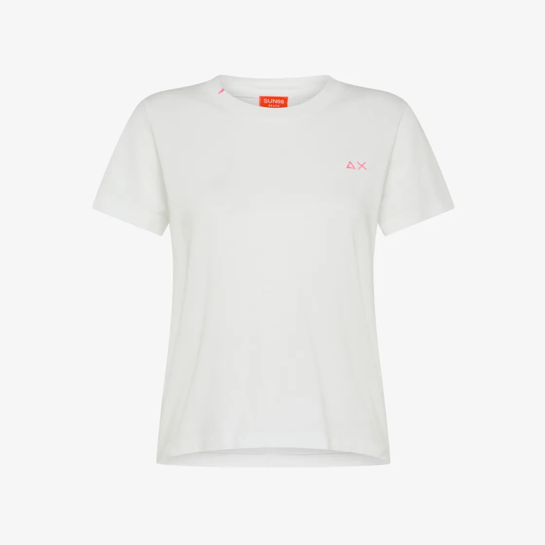 Best T-shirt in jersey di cotone bianco panna Donna T-Shirts|Beachwear Donna