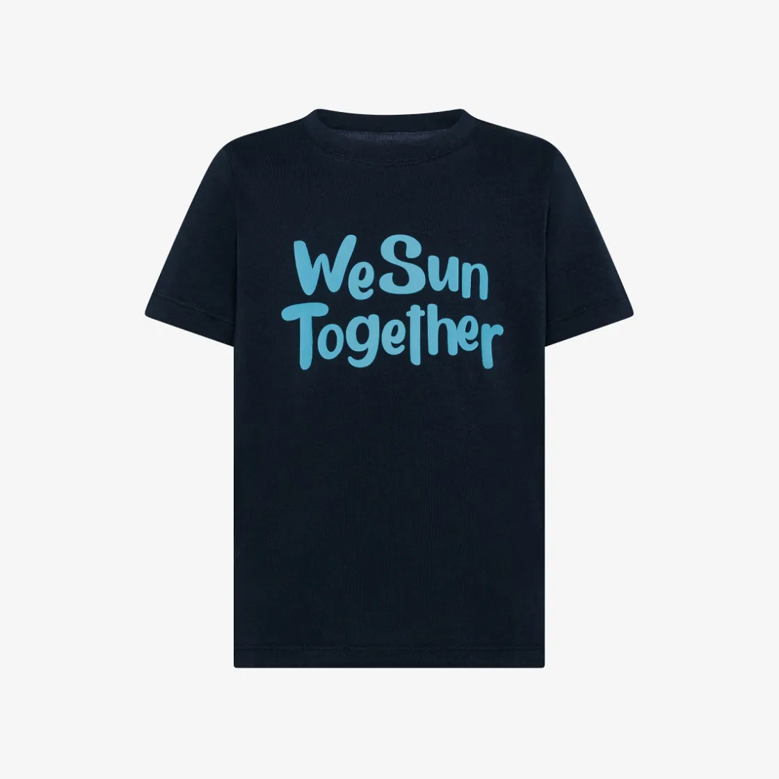 Fashion T-shirt in jersey di cotone blu navy Bambino T-Shirts
