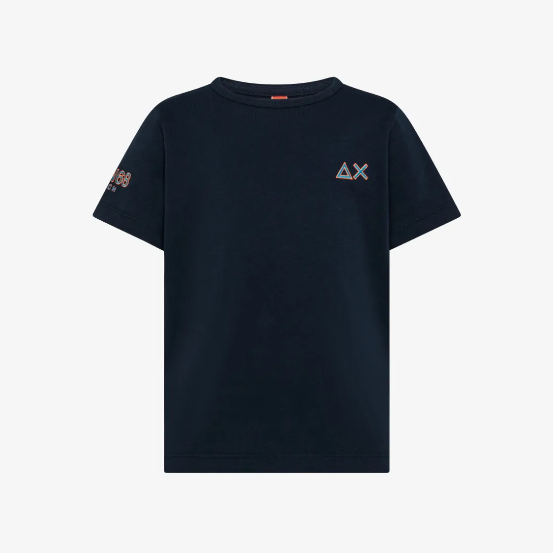 Fashion T-shirt in jersey di cotone blu navy Bambino T-Shirts|Beachwear Bimbo