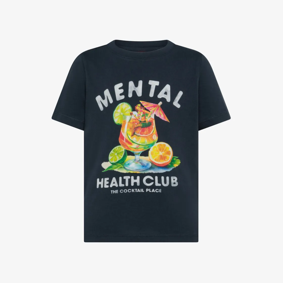 Sale T-shirt in jersey di cotone blu navy Bambino T-Shirts|Beachwear Bimbo