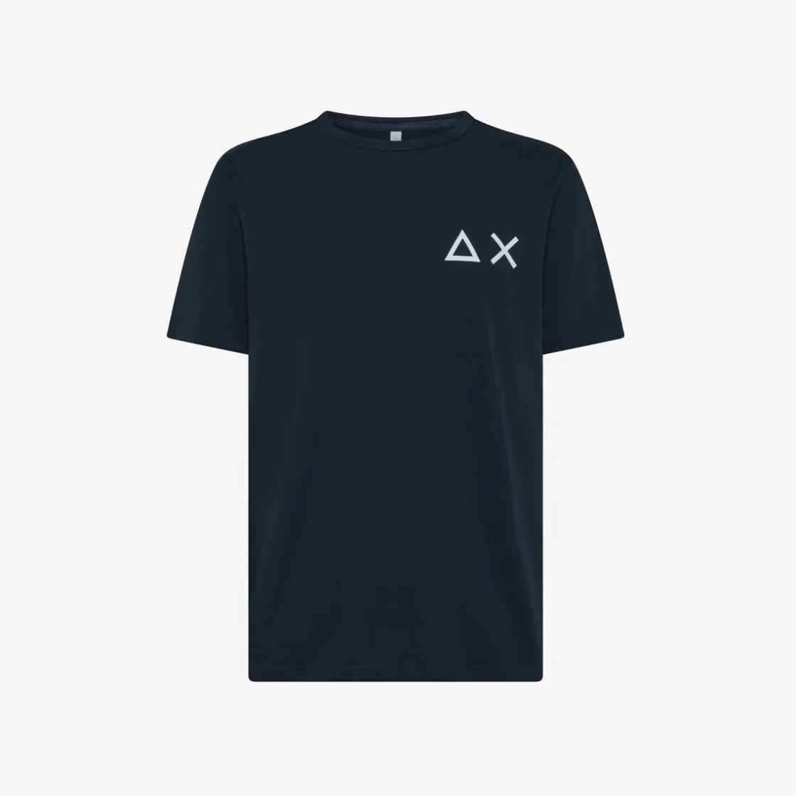 Fashion T-shirt in jersey di cotone blu navy Uomo T-Shirts
