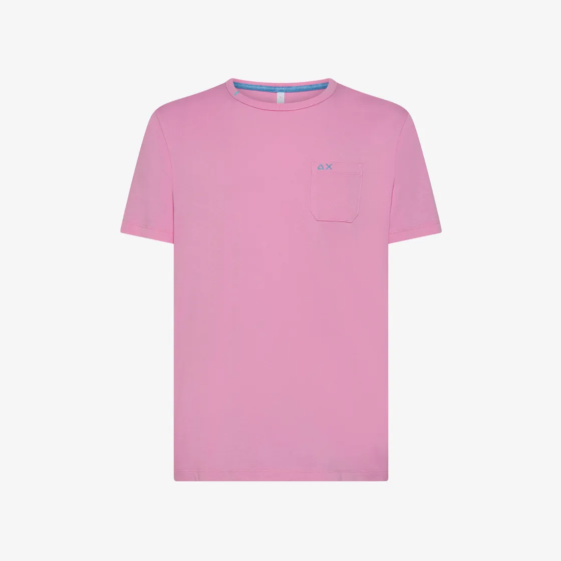 Hot T-shirt in jersey di cotone geranio con taschino Uomo T-Shirts