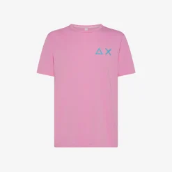 Outlet T-shirt in jersey di cotone geranio Uomo T-Shirts