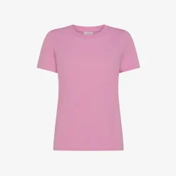 New T-shirt in jersey di cotone geranio Donna T-Shirts