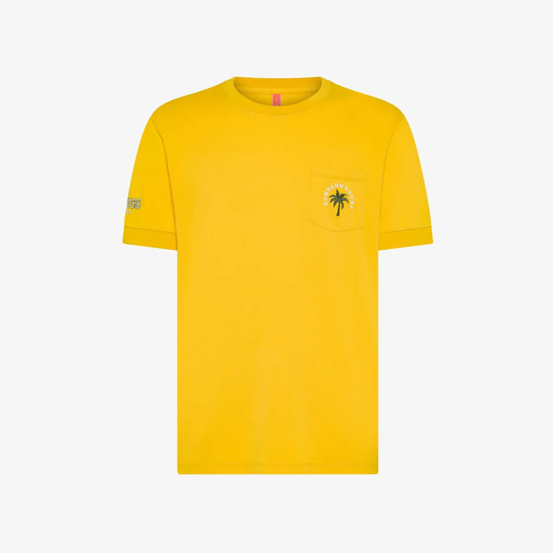Fashion T-shirt in jersey di cotone giallo Uomo T-Shirts|Beachwear Uomo