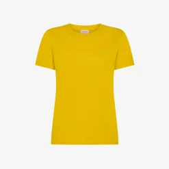 Discount T-shirt in jersey di cotone giallo Donna T-Shirts