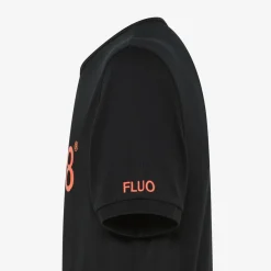 Outlet T-shirt in jersey di cotone nero Uomo T-Shirts