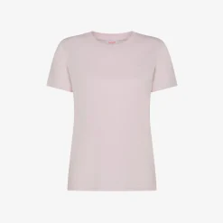 Fashion T-shirt in jersey di cotone rosa Donna T-Shirts