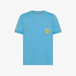 Best T-shirt in jersey di cotone turchese Bambino T-Shirts|Beachwear Bimbo
