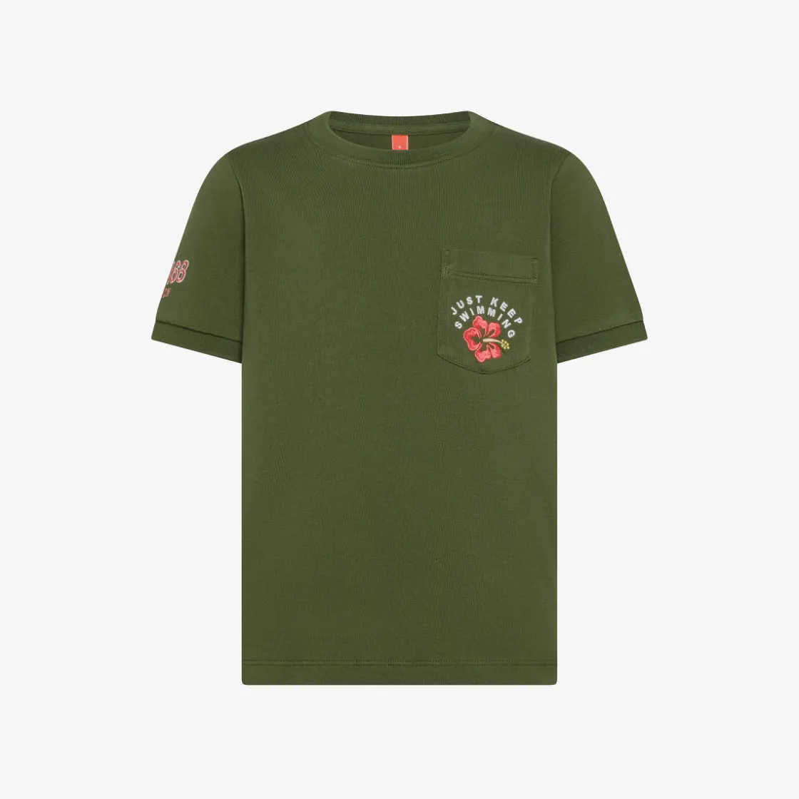 Best T-shirt in jersey di cotone verde scuro Bambino T-Shirts|Beachwear Bimbo