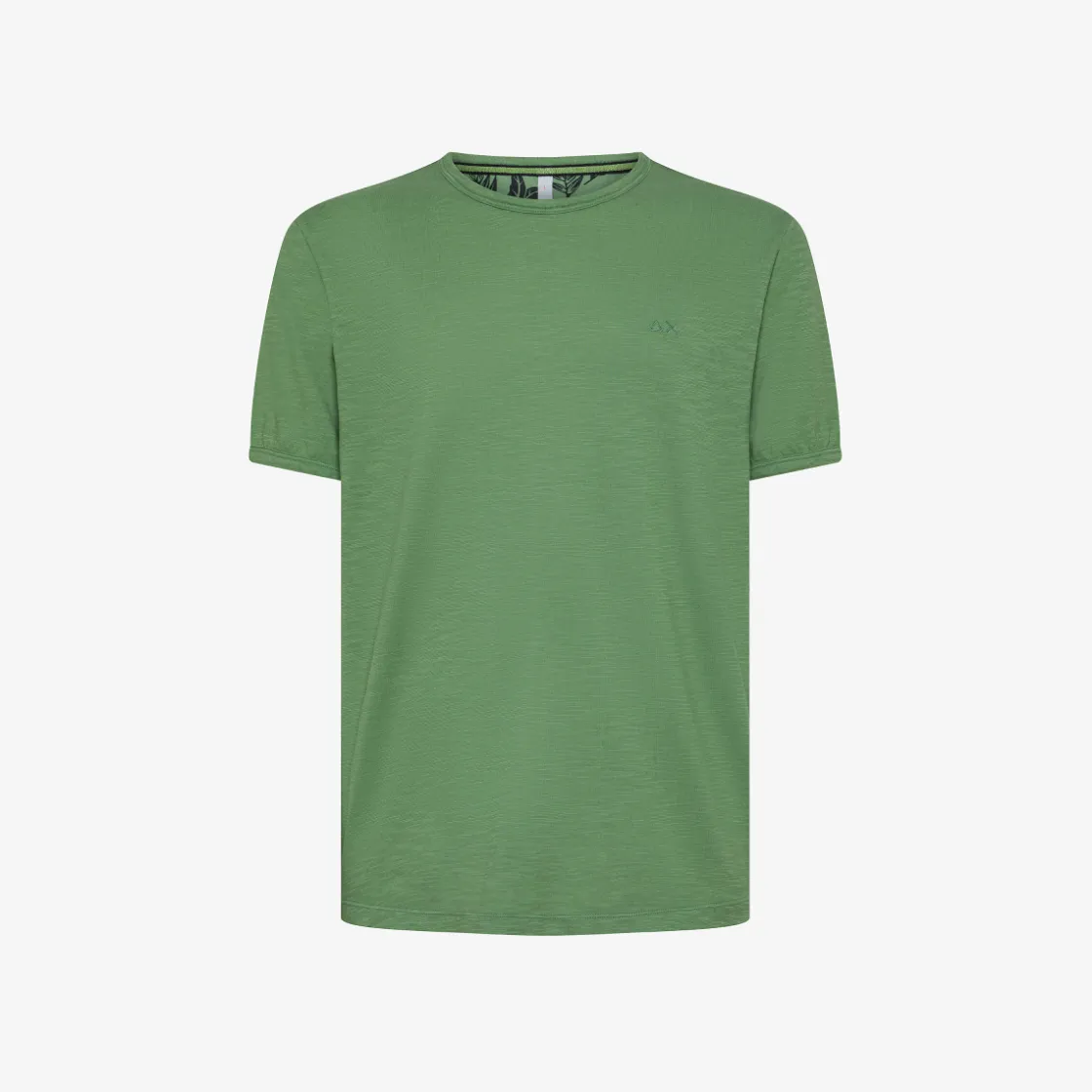 Sale T-shirt in jersey di cotone verde salvia Uomo T-Shirts