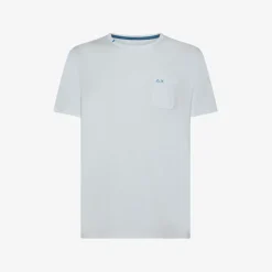 Sale T-shirt in jersey di cotone verde oliva Donna T-Shirts