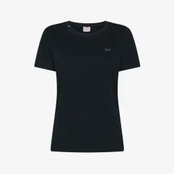 Online T-shirt in lino e cotone bianco panna Donna T-Shirts