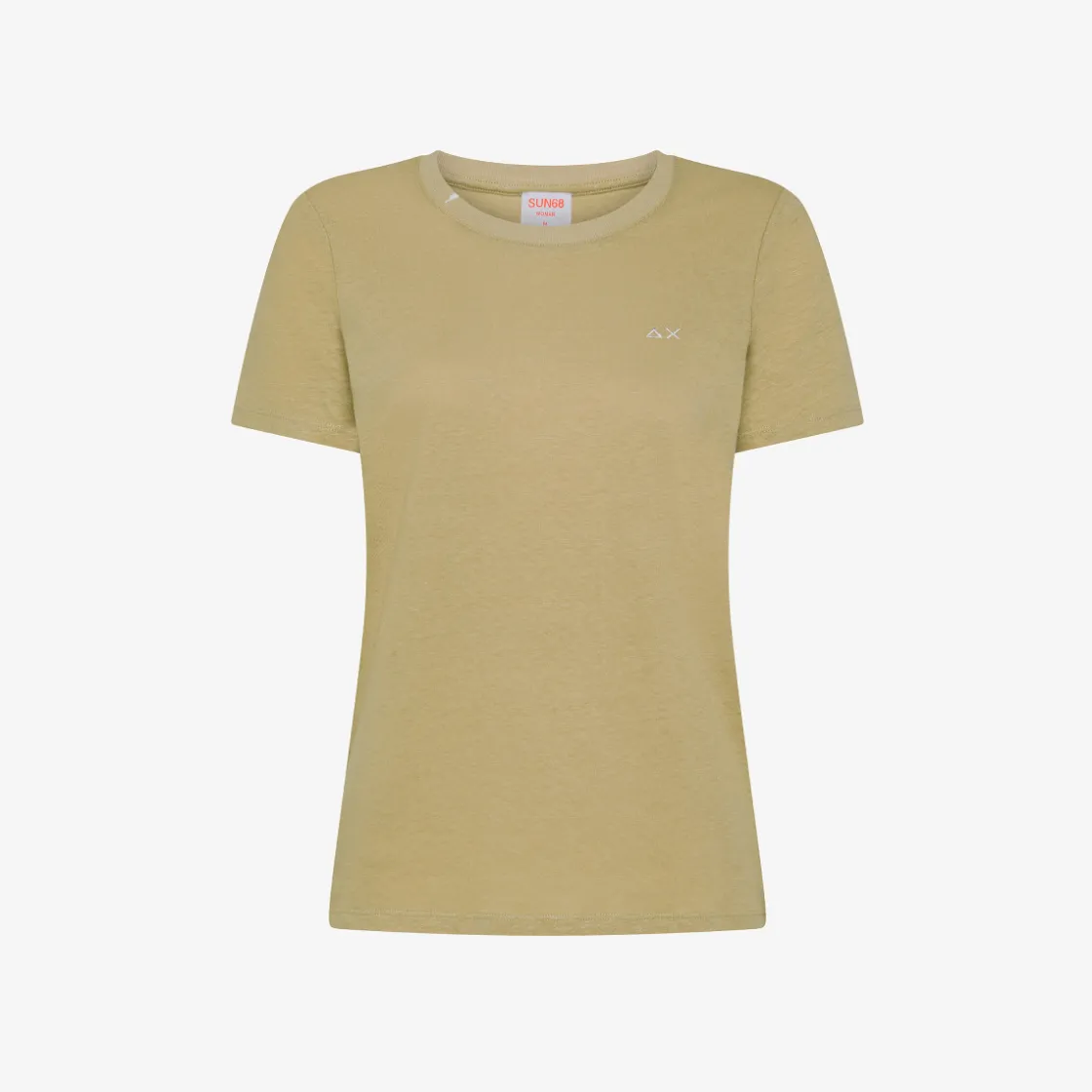 Discount T-shirt in lino e cotone sabbia Donna T-Shirts
