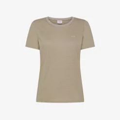 Best T-shirt in lino e cotone stone Donna T-Shirts
