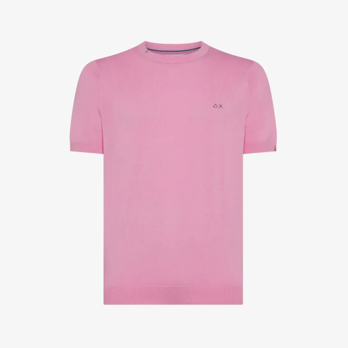 Online T-shirt in maglia in cotone blu navy Uomo Maglie