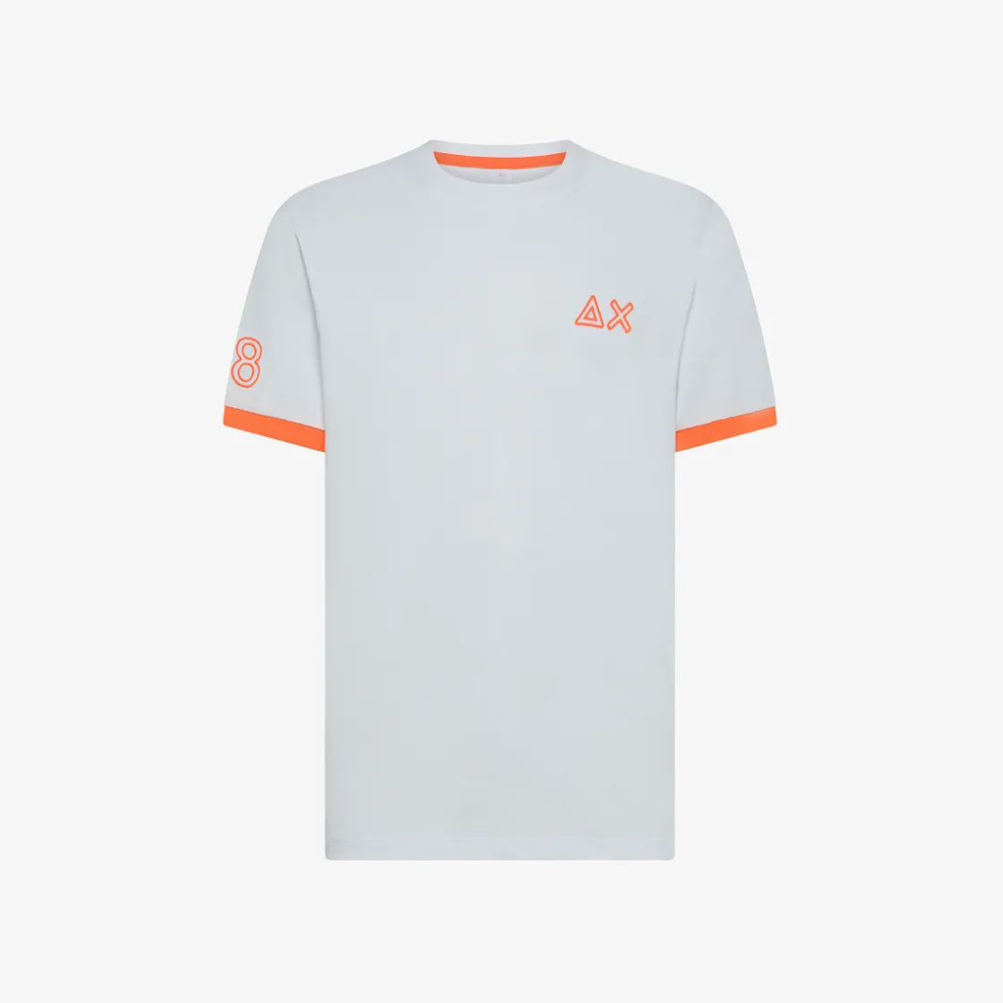 Outlet T-shirt in piquet bianco con ricami Uomo T-Shirts