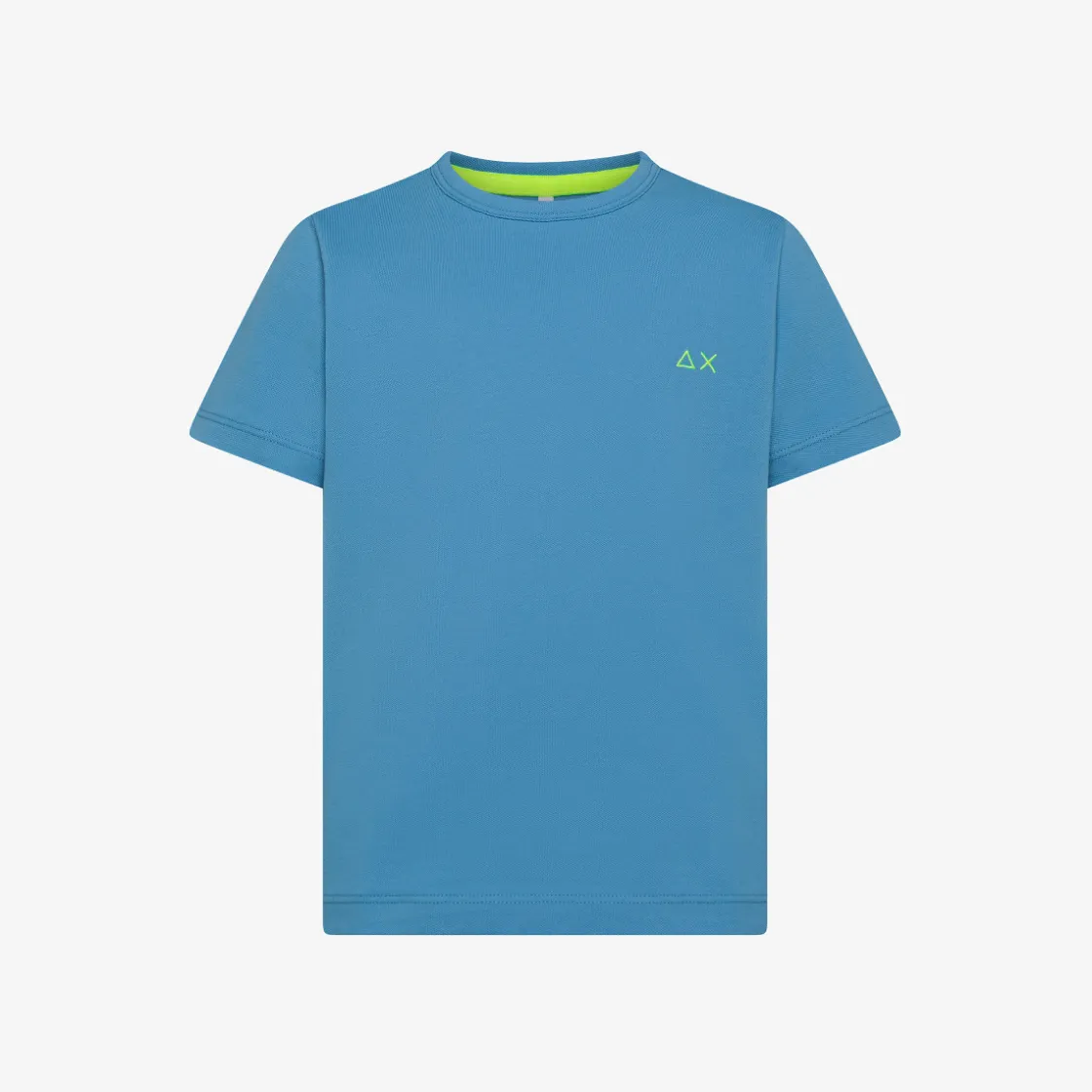 Fashion T-shirt in piquet di cotone avio Bambino T-Shirts