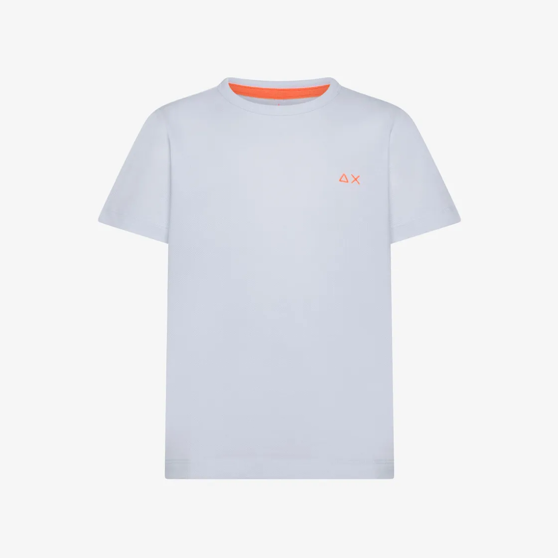 New T-shirt in piquet di cotone bianco Bambino T-Shirts