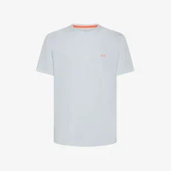 Online T-shirt in piquet di cotone bianco Uomo T-Shirts