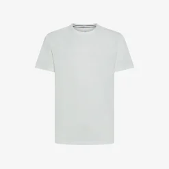 Clearance T-shirt in piquet di cotone bianco panna Uomo T-Shirts