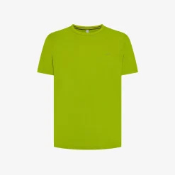 Hot T-shirt in piquet di cotone verde oliva Uomo T-Shirts