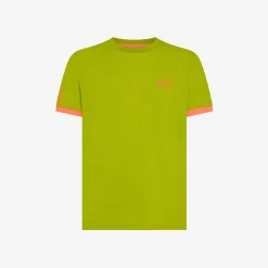Best T-shirt in piquet verde oliva con ricami Uomo T-Shirts