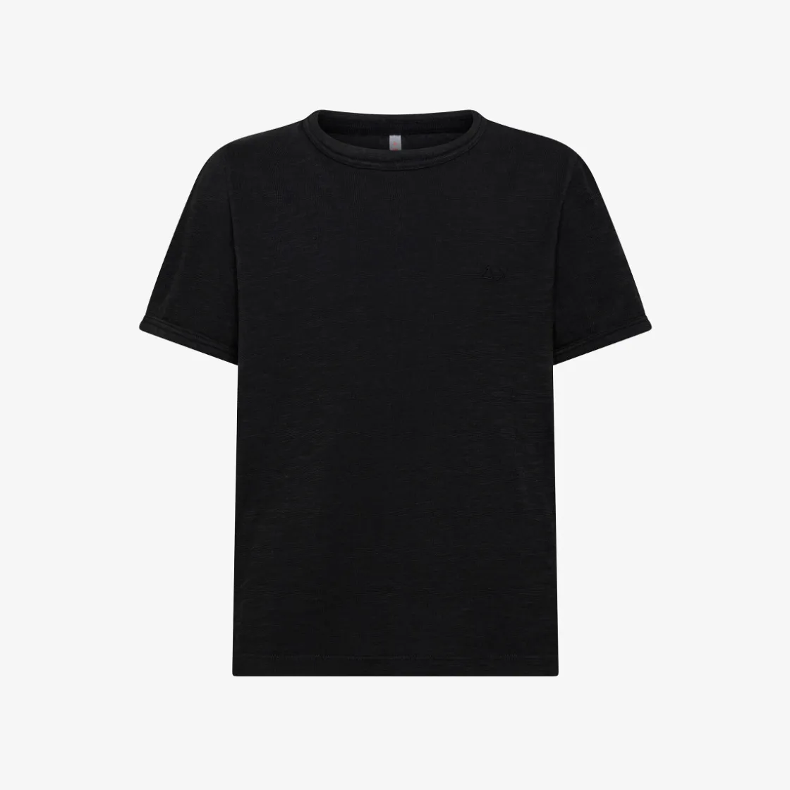 Sale T-shirt nera in cotone fiammato Bambino T-Shirts