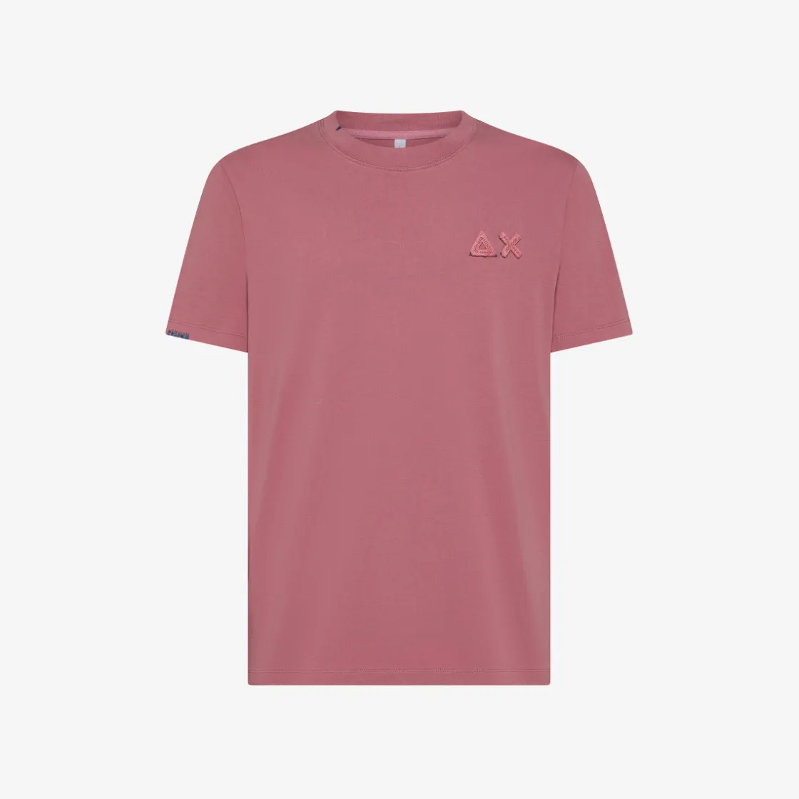 Outlet T-shirt rosa scuro con lavaggio vintage Uomo T-Shirts