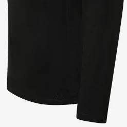 Outlet T-shirt slim fit in modal nero Donna T-Shirts