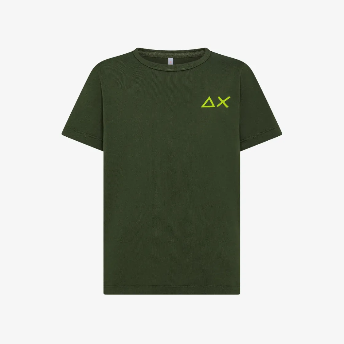 Hot T-shirt verde scuro con logo Bambino T-Shirts