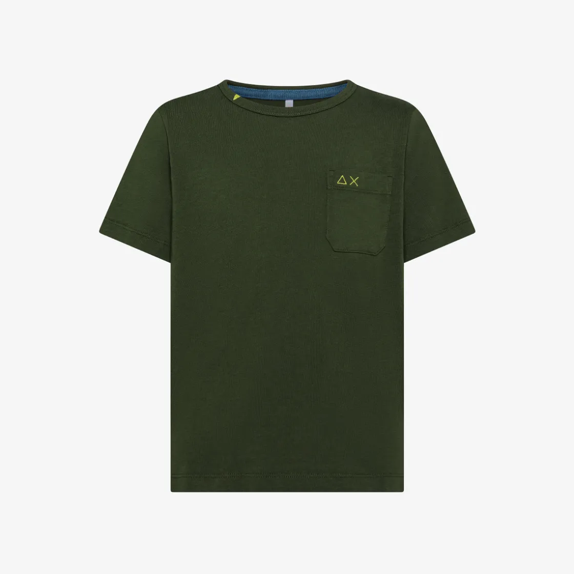 Discount T-shirt verde scuro con taschino Bambino T-Shirts
